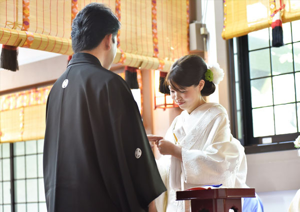 神社での結婚式